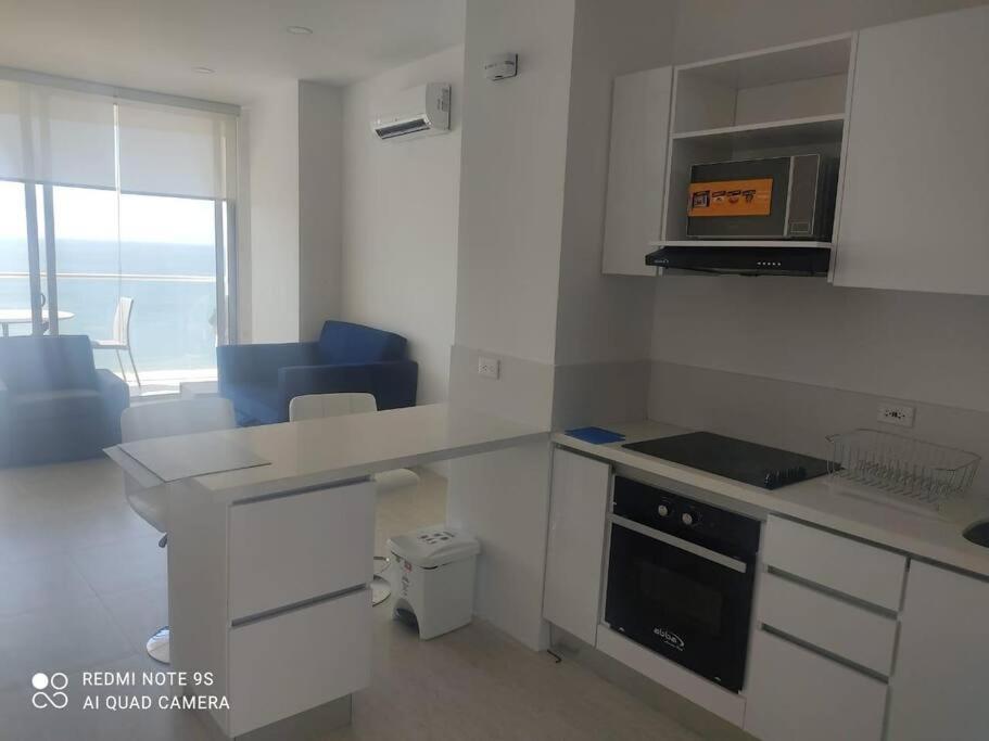 Magnifico Apartamento Con Vista Y Salida Al Mar Santa Marta  Exteriör bild