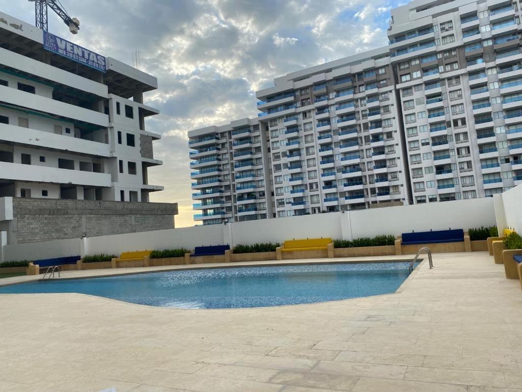 Magnifico Apartamento Con Vista Y Salida Al Mar Santa Marta  Exteriör bild