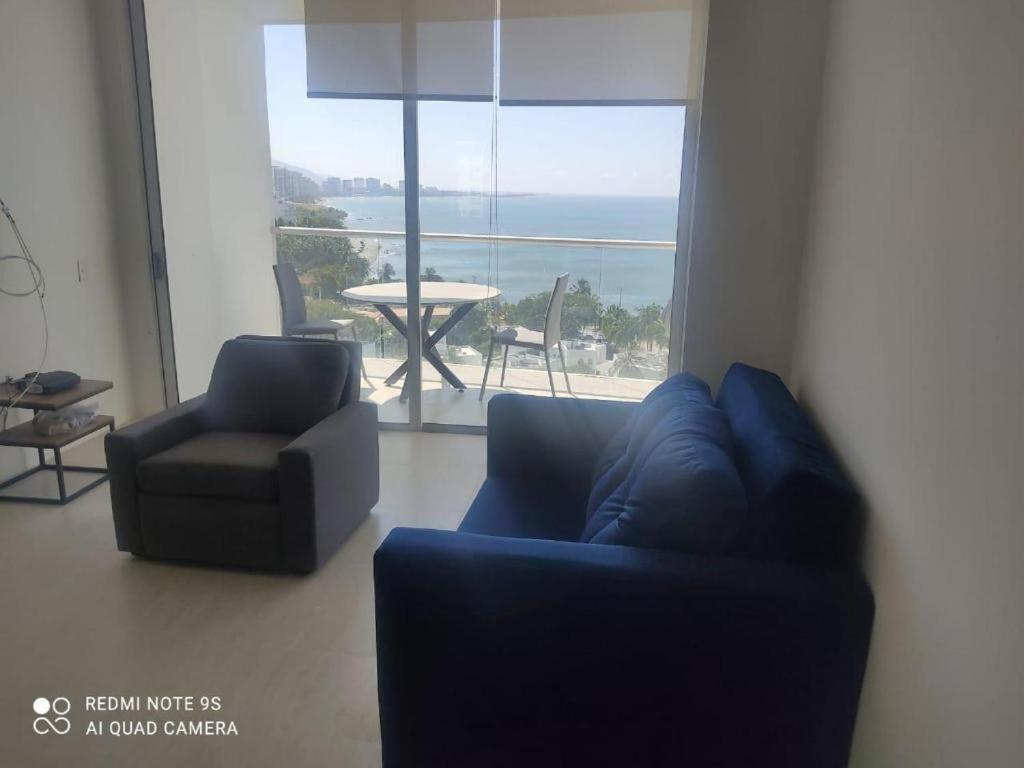 Magnifico Apartamento Con Vista Y Salida Al Mar Santa Marta  Exteriör bild